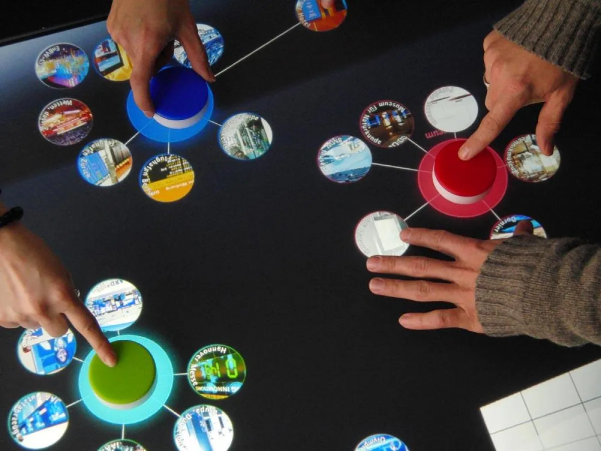 Tokengesteuerte Multitouch-Anwendung