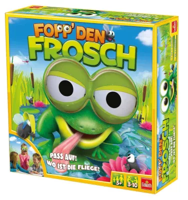 Bild: Wer hat dem Frosch die Fliege gemopst?