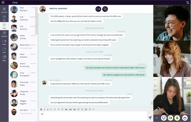 Neue und einfach zu benutzende Video-Konferenz-Lösung Bild: Neue und einfach zu benutzende Video-Konferenz-Lösung