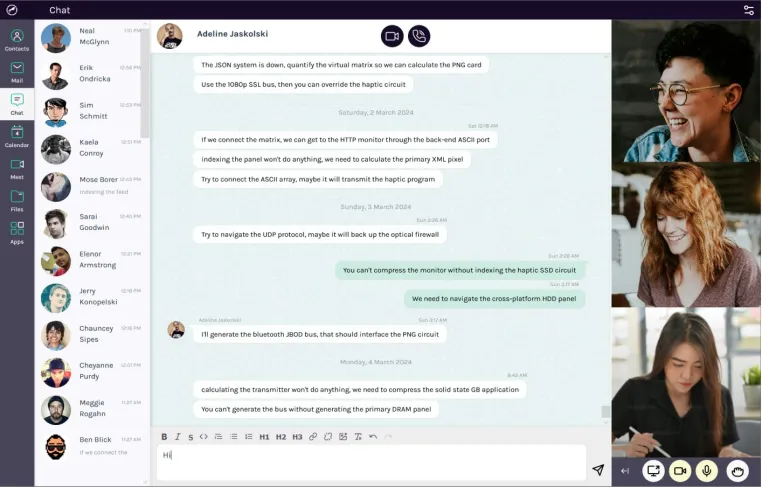 Neue und einfach zu benutzende Video-Konferenz-Lösung Bild: Neue und einfach zu benutzende Video-Konferenz-Lösung