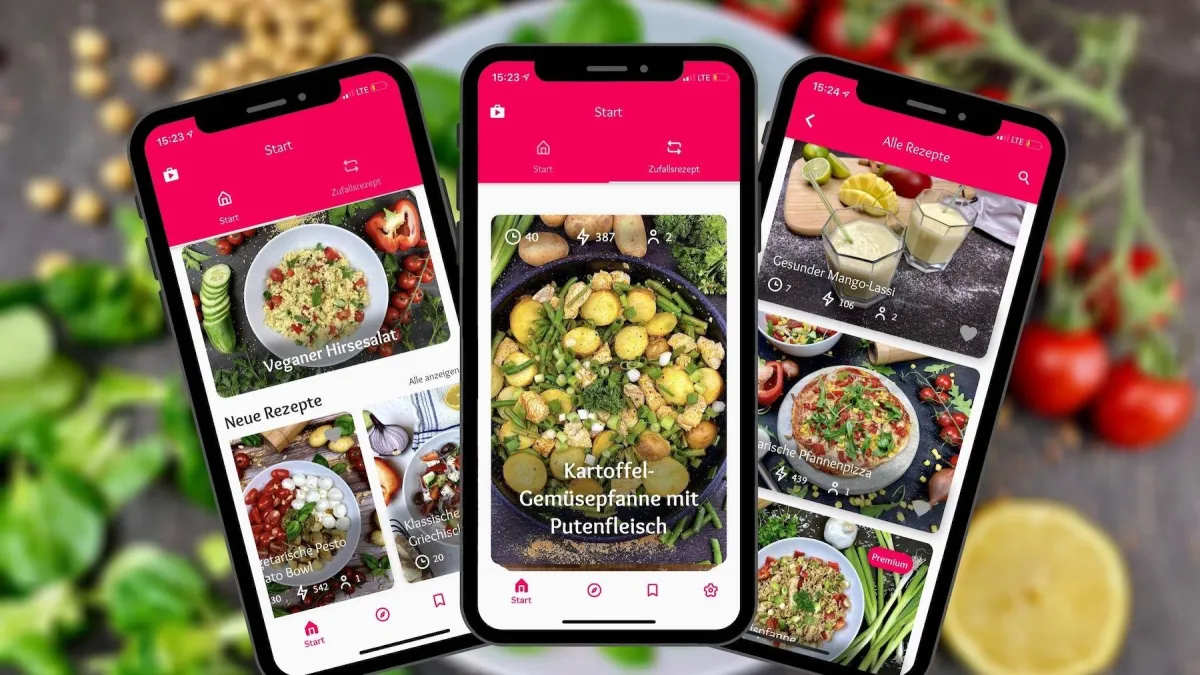 Tindern sie Ihre Rezepte mit der neuen FitTasteTic App