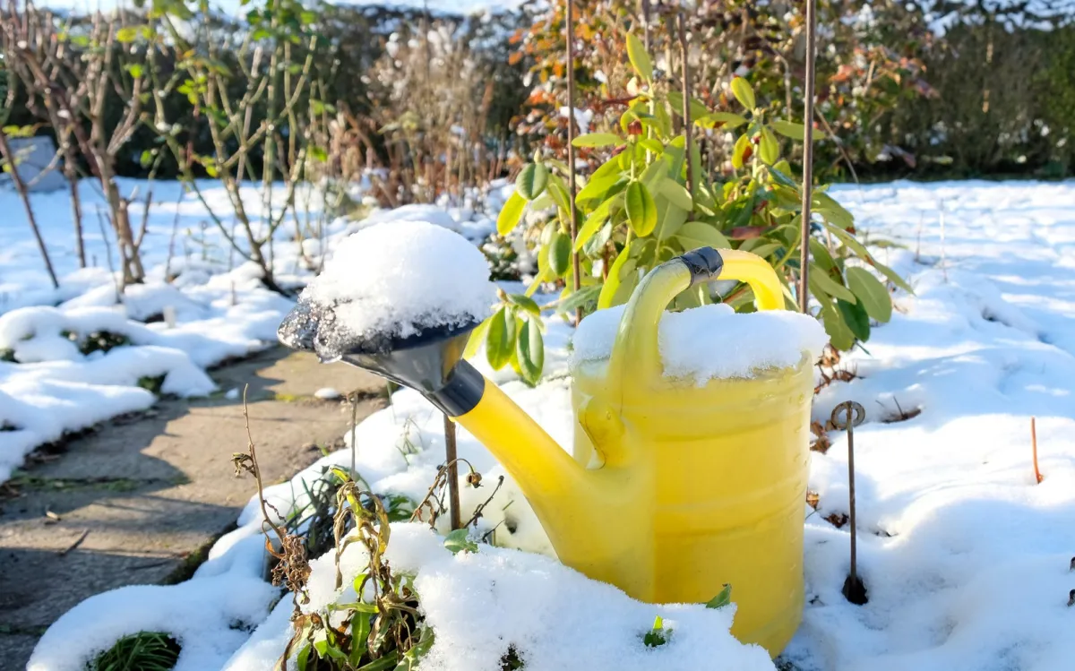 Einwinterung von Gartenbewässerungsanlagen