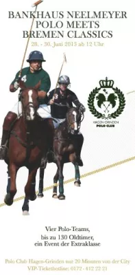 Starke Pferde treffen Pferdestärken - Bankhaus Neelmeyer Polo Masters Bild: Starke Pferde treffen Pferdestärken - Bankhaus Neelmeyer Polo Masters