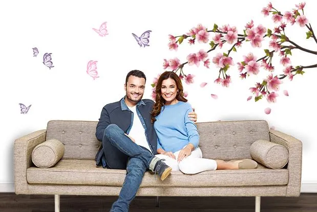 Bild: K&L Wall Art startet Kampagne mit Jana Ina und Giovanni Zarrella