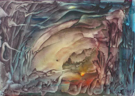 Bild: Neue Kunstausstellung an der Hochschule Harz - Ölgemälde „unlimited“ in der Wernigeröder Rektoratsvilla