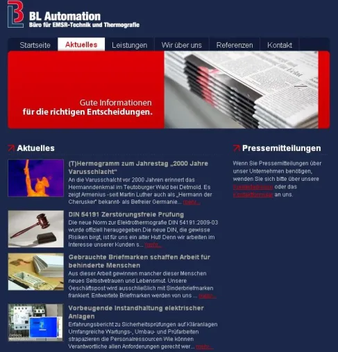 BL Automation - Mehrwert durch Aktualität und Weitsicht zu Fragen der Sicherheit und Energie Bild: BL Automation - Mehrwert durch Aktualität und Weitsicht zu Fragen der Sicherheit und Energie