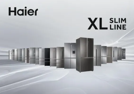 Bild: Raumwunder mit perfekter Passform - Haier XL Slim Line Kühl-Gefrier-Kombinationen