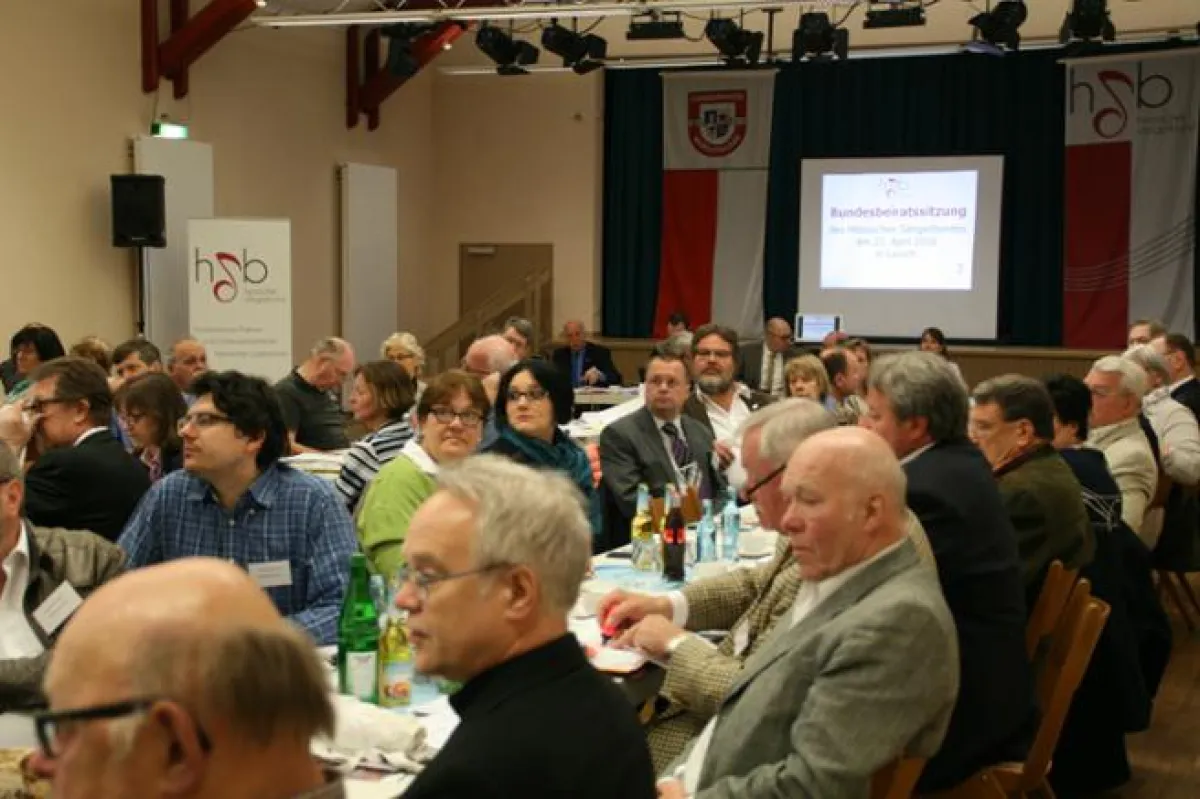 Die Delegierten bei der Bundesbeiratssitzung am 23. April 2016 in Lorsch