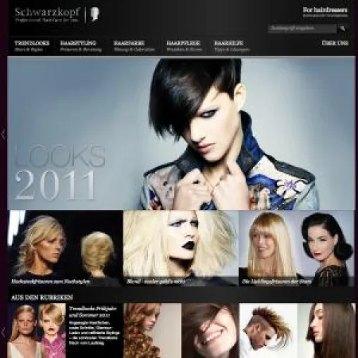 Schwarzkopf mit neuer Frisur Bild: Schwarzkopf mit neuer Frisur