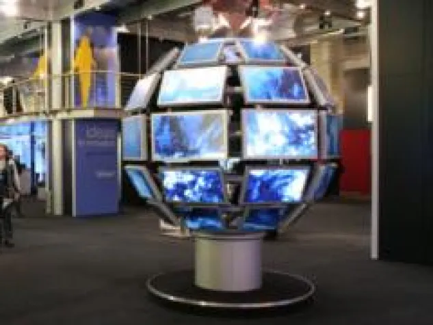 Bild: Schoko pro dreht Kugel endlos