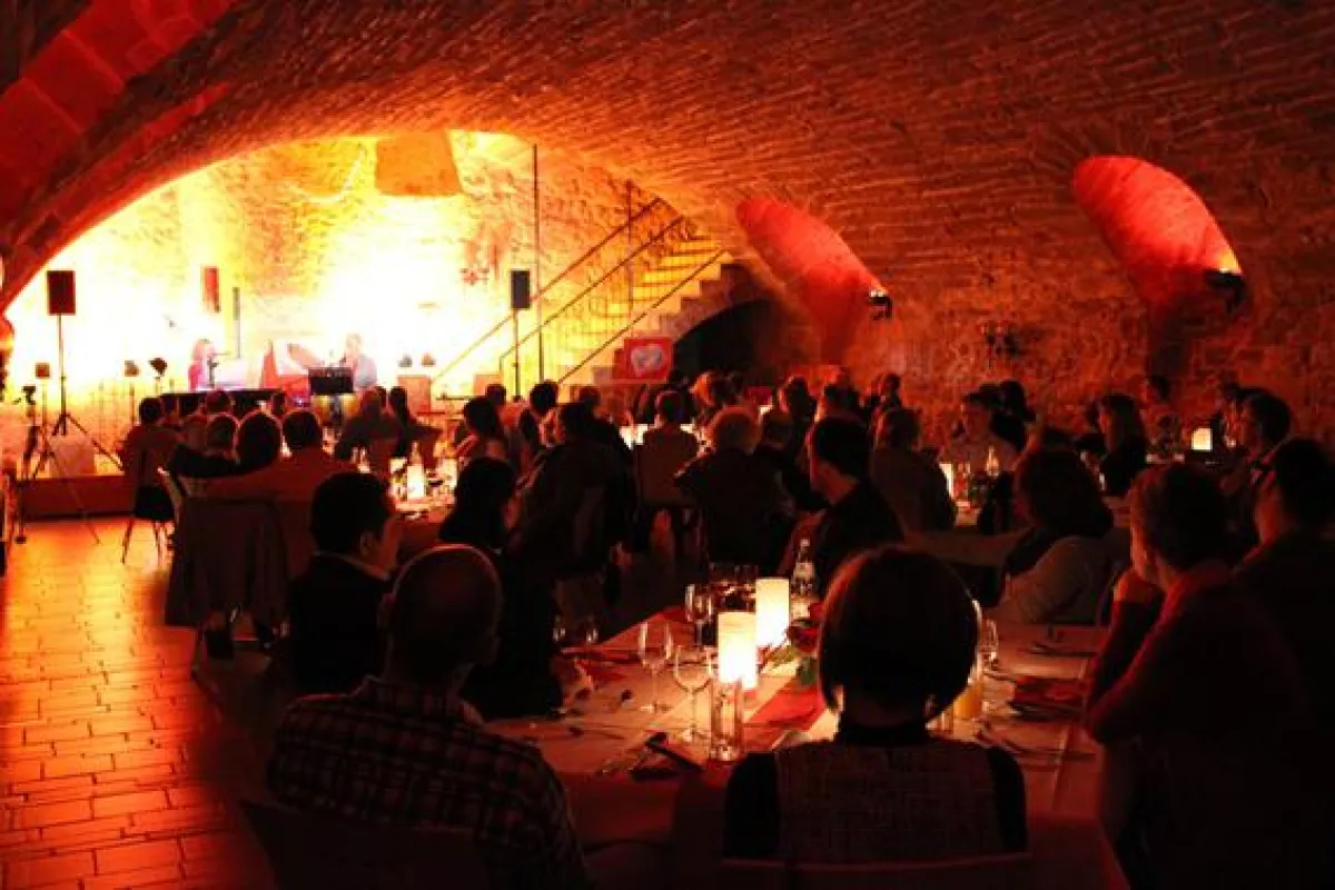 Dinner for two am 14.2.2016 im Schloss Deufringen