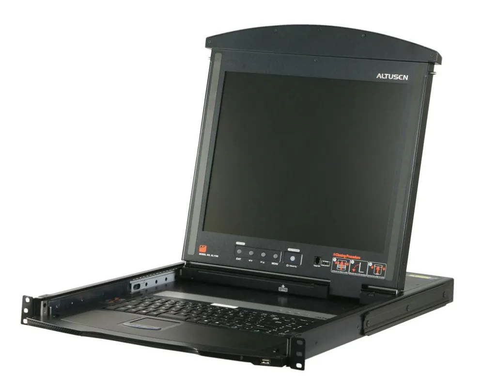Dual Rail LCD PS/2-USB KVM-Konsole KL1100