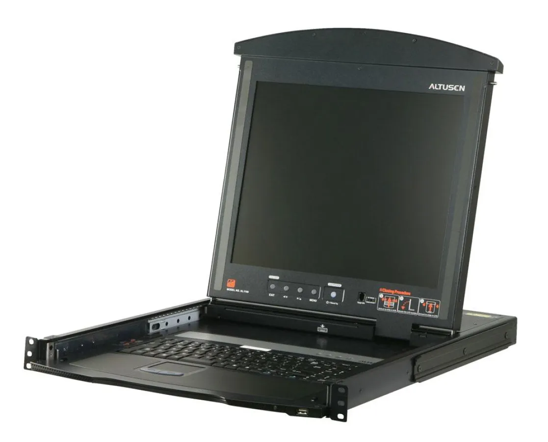 Dual Rail LCD PS/2-USB KVM-Konsole KL1100