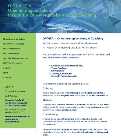 Bild: Fehlende Orientierung häufigster Anlass für Coaching.