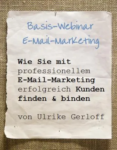 Per E-Mail erfolgreich & rechtssicher Kunden gewinnen Bild: Per E-Mail erfolgreich & rechtssicher Kunden gewinnen