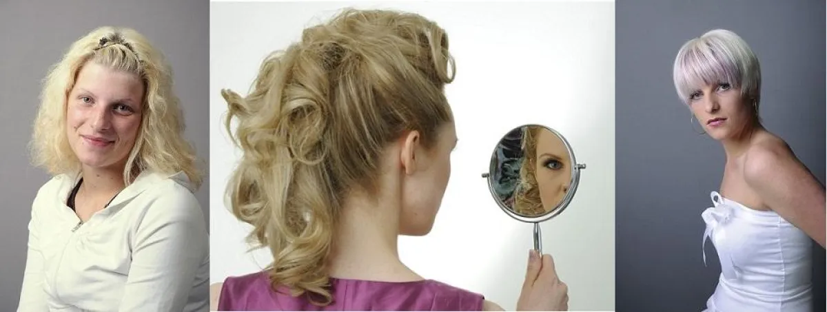 MAHNAZ Trendfrisuren 2010 Vorher Nachher