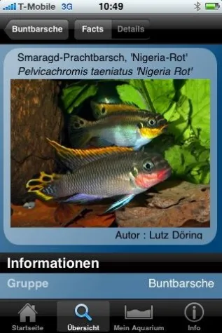 Bild: ALex - die iPhone-App für die Zierfischfreunde