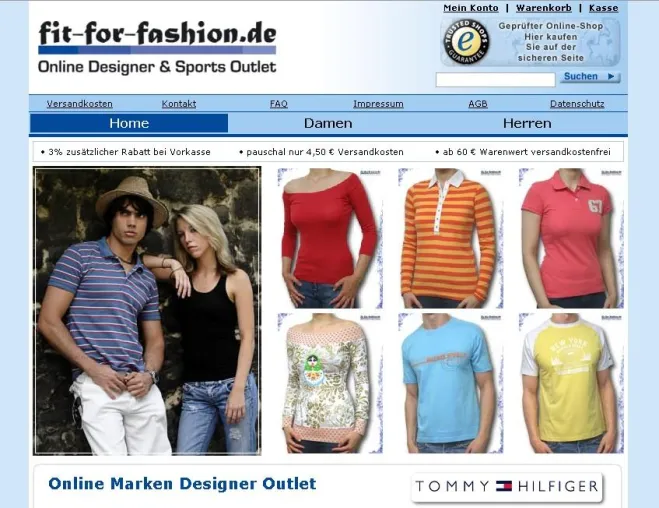 Outlet-Designermode gibt es nun auch im Online-Shop Bild: Outlet-Designermode gibt es nun auch im Online-Shop
