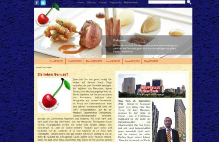 Neues Genussportal "Genussartklicks" ist online Bild: Neues Genussportal "Genussartklicks" ist online