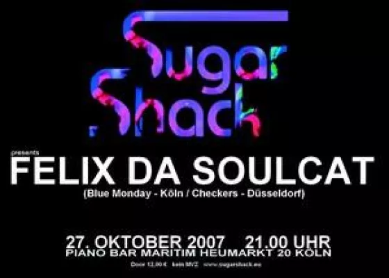 Bild: SugarShack am 27.Oktober mit Felix da Soulcat und den Soul Bros. - LIVE -