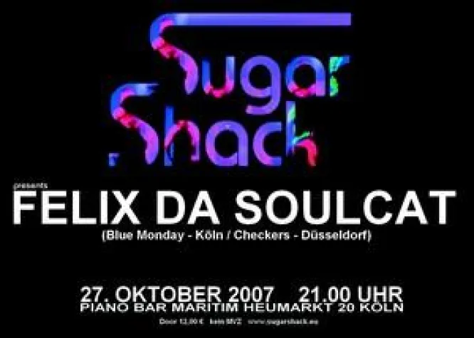Bild: SugarShack am 27.Oktober mit Felix da Soulcat und den Soul Bros. - LIVE -