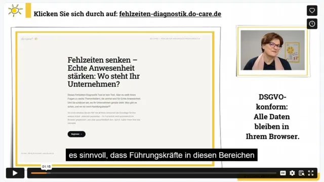 Bild: Kostenlose Organisationsdiagnostik zeigt, wo ein Betrieb bei der Fehlzeiten-Kultur wirklich steht