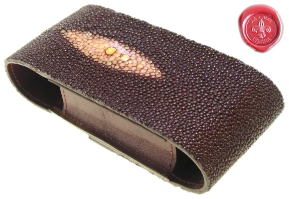 Bild: AX-ALEX Handytasche aus Rochenleder nun auch für das Vertu Ti Handy