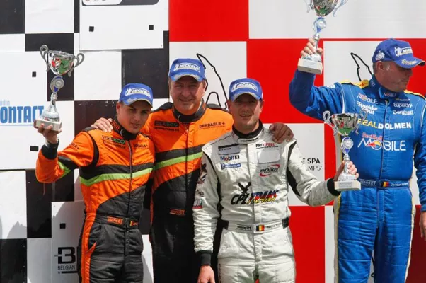 Dylan Derdaele, Platz 2 in Spa-Francorchamps und Führung in der BRCC Meisterschaft Bild: Dylan Derdaele, Platz 2 in Spa-Francorchamps und Führung in der BRCC Meisterschaft