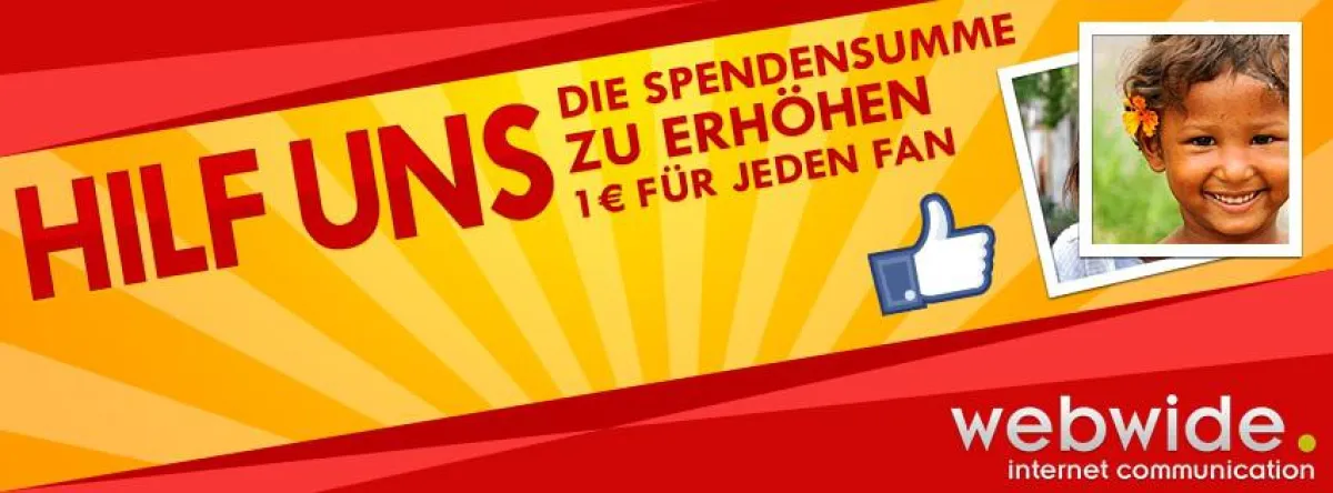 WebWide Spendenaktion