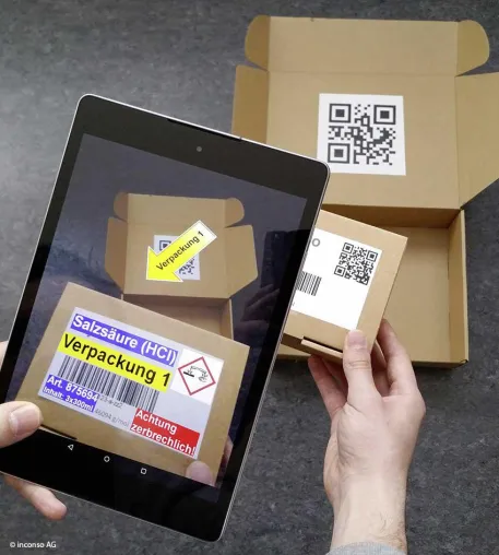 inconso entwickelt Augmented Reality App zur Optimierung des Packvorgangs Bild: inconso entwickelt Augmented Reality App zur Optimierung des Packvorgangs