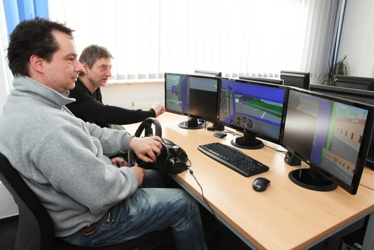 Der erste Fahrsimulator im Ruhrgebiet.