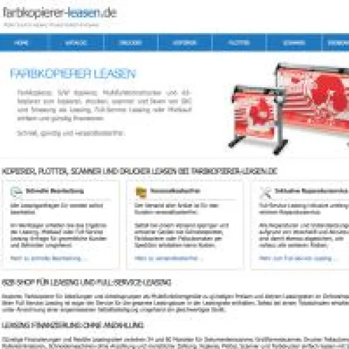 Bild: Neues Online Angebot zur Finanzierung von Bürotechnik