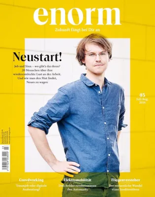 Bild: enorm - Relaunch des führenden Nachhaltigkeitsmagazins | ab 24. Juni 2016 am Kiosk