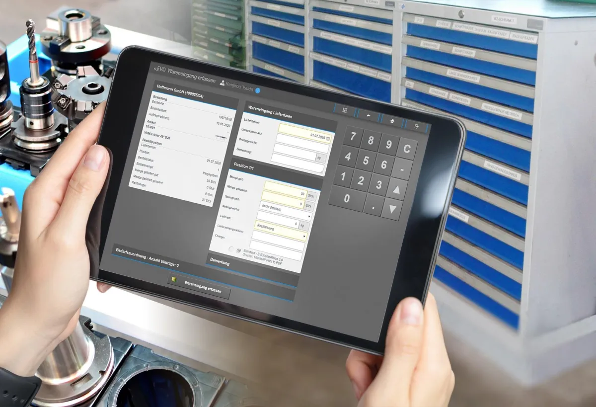 Neue App: Werkzeuglieferungen im Wareneingang mobil erfassen