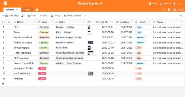 Bild: SeaTable, die einfache und collaborative Alternative zu Excel