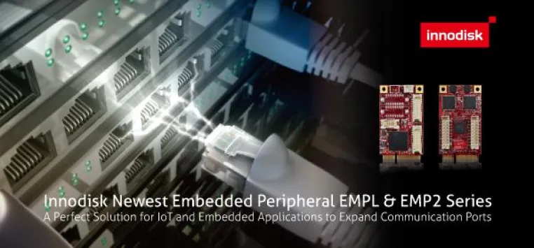Innodisk erweitert seine Embedded Peripherie Serie mit Kommunikationsmodulen für das „Internet der Dinge“ Bild: Innodisk erweitert seine Embedded Peripherie Serie mit Kommunikationsmodulen für das „Internet der Dinge“