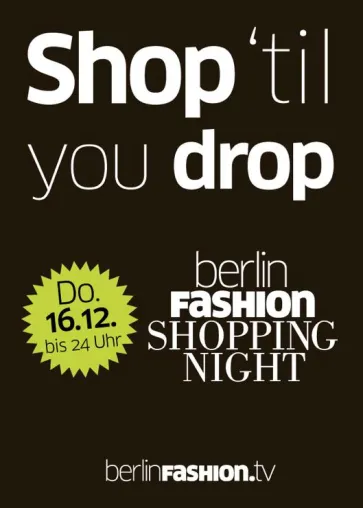 Berlinfashion Shopping Night Bild: Berlinfashion Shopping Night
