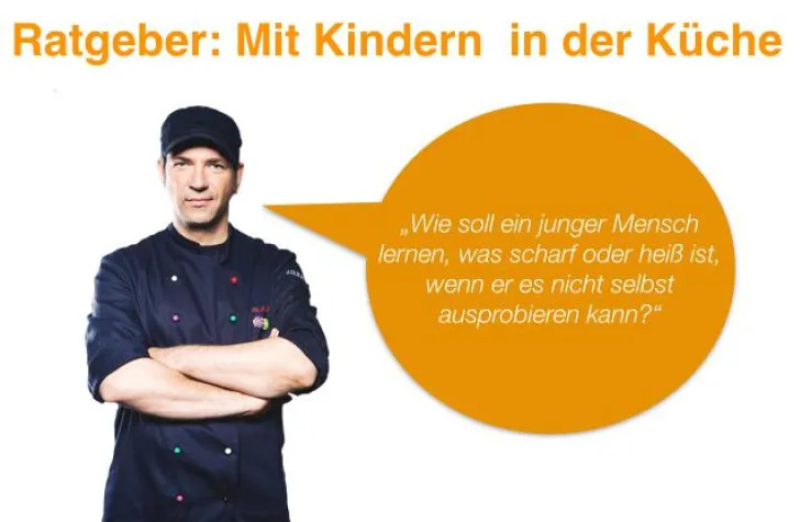 Kooperation mit Fernsehköchen - Kostenloser Ratgeber: Mit Kindern in der Küche Bild: Kooperation mit Fernsehköchen - Kostenloser Ratgeber: Mit Kindern in der Küche