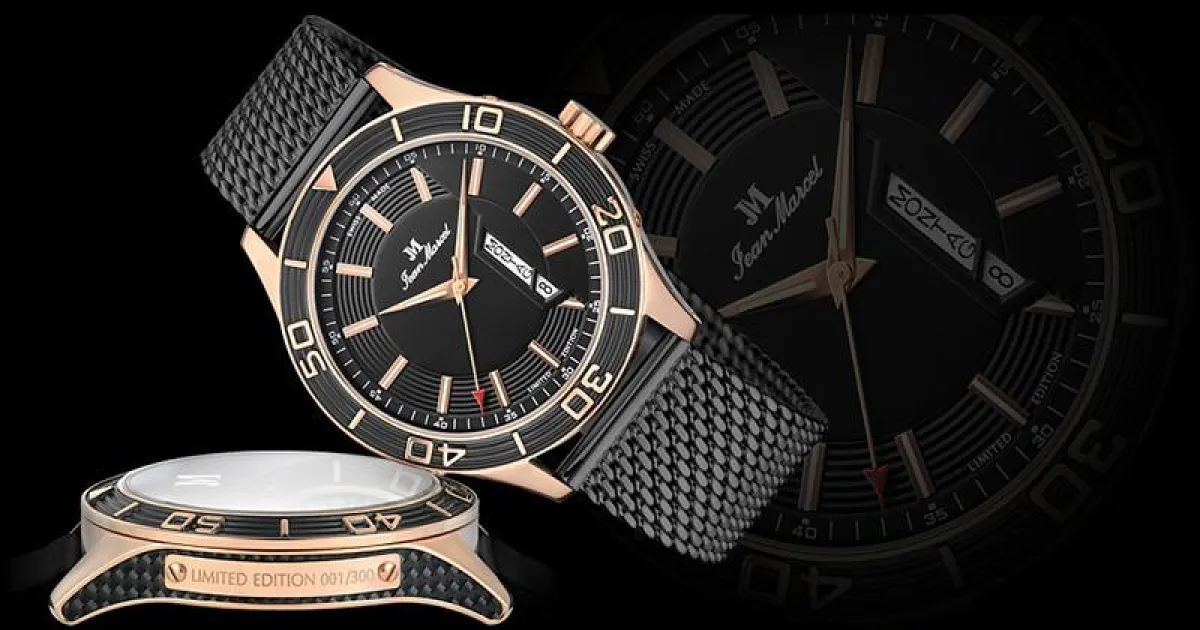 Uhrenserie Jearn Marcel Mythos: Schweizer Mechanik, limitiert auf weltweit 300 Stück