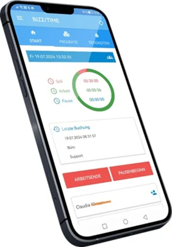BIZZ/TIME - viel mehr als nur Zeiterfassung Bild: BIZZ/TIME - viel mehr als nur Zeiterfassung