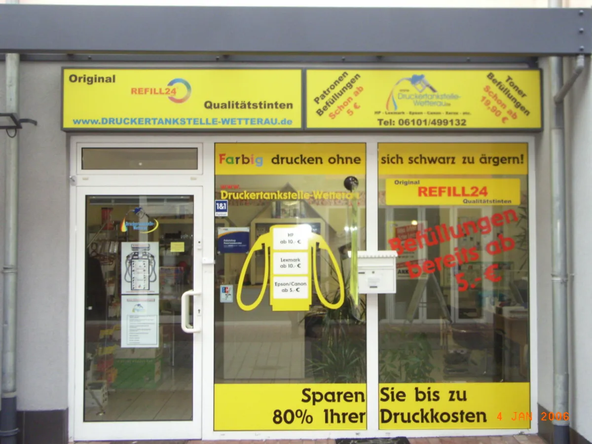 Das Ladengeschäft in Bad Vilbel ist mittlerweile in der gesamten Wetterau ein Markenzeichen für preiswertes Drucken geworden