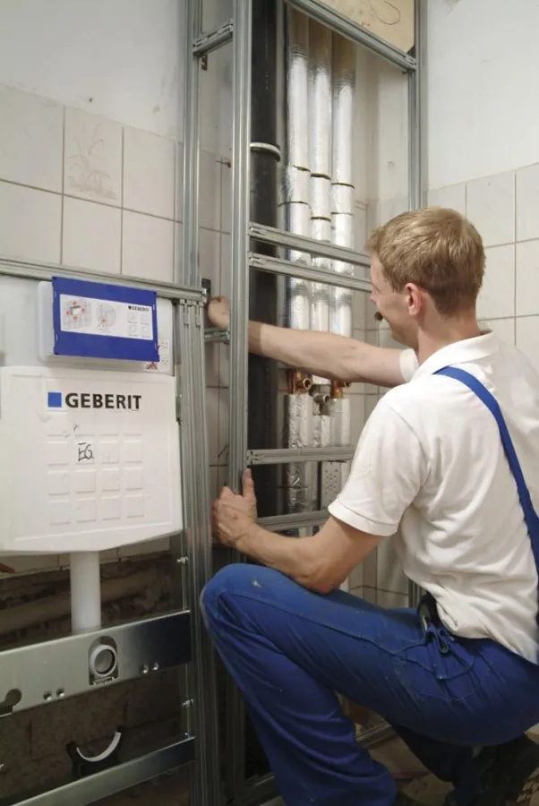 Allein in Deutschland lebt jeder zweite Haushalt mit dem Geberit Unterputz-Spülkasten.