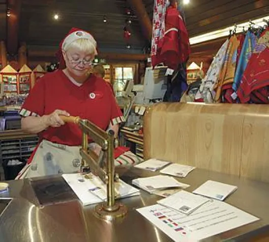 Weihnachtsgrüße vom Polarkreis für jedermann Bild: Weihnachtsgrüße vom Polarkreis für jedermann