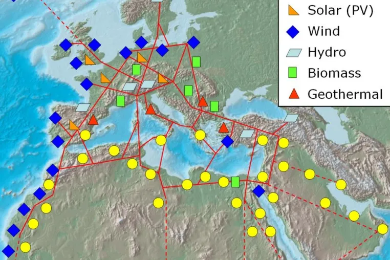 Acht-Punkte-Plan bis 2020 - danach Solarstrom aus den Wüsten Bild: Acht-Punkte-Plan bis 2020 - danach Solarstrom aus den Wüsten