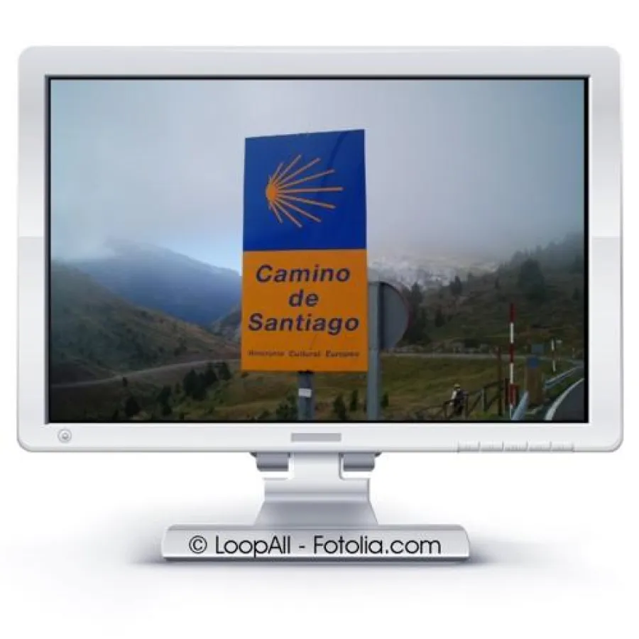 Jakobsweg live auf You Tube