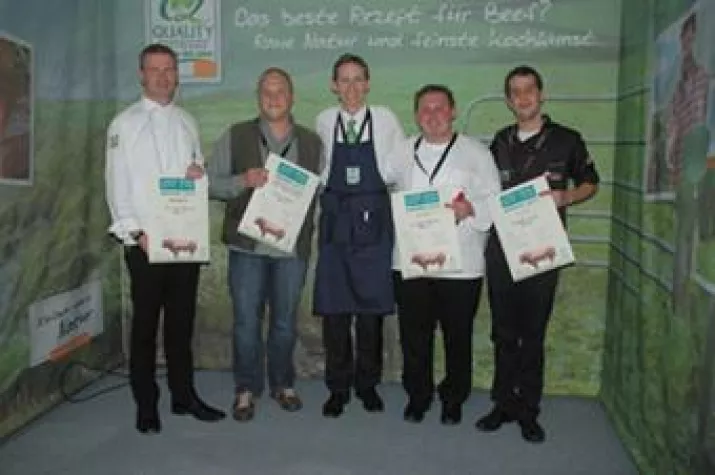 Chefs´ Irish Beef Club Award erstmals von BORD BIA vergeben Bild: Chefs´ Irish Beef Club Award erstmals von BORD BIA vergeben