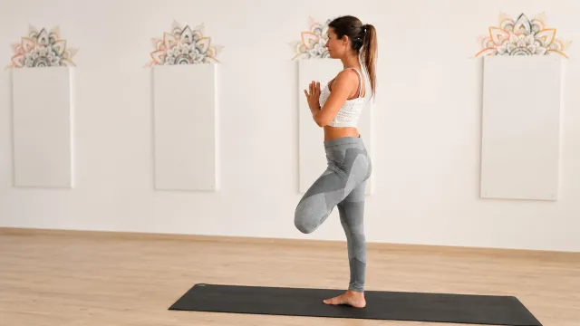 Bild: Cornelia Koch-Beyer zeigt: Yoga ist für alle da