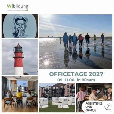 Bild: Officetage 2027 | Assistenzkongress der Wbildung Akademie in Büsum