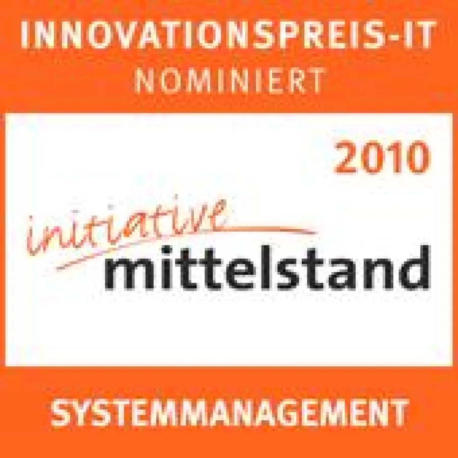 Zum zweiten Mal nach 2009 für den Innovationspreis-IT 2010 nominiert