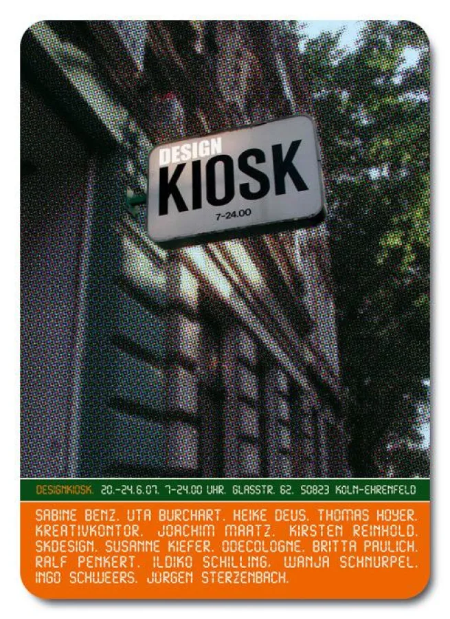 Zeitung, Bier, Süßigkeiten und was man sonst so alles für den täglichen Bedarf braucht ? da ist der Kiosk um die Ecke unschlagbar. Vom 20. bis 24. Juni 2007 zum Designfestival Rheindesign ins Designki